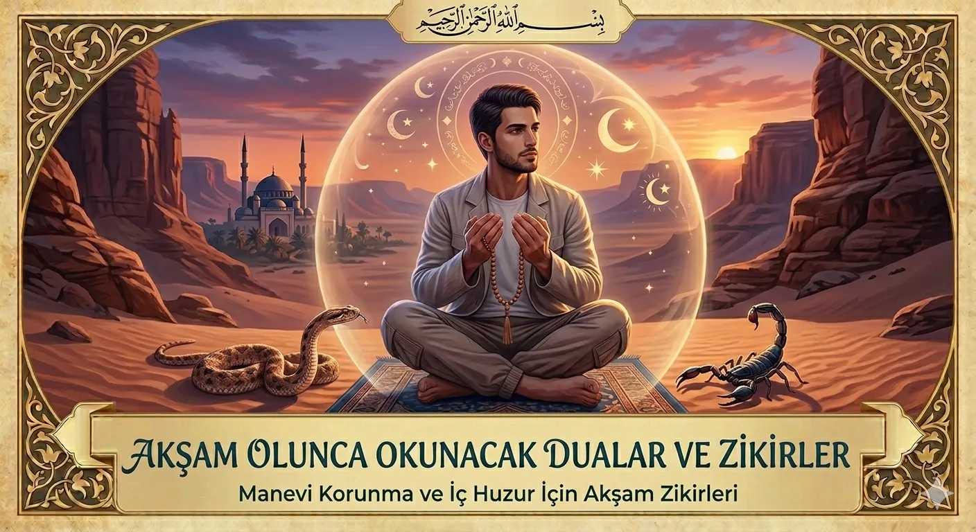 Akşam Olunca Okunacak Dualar ve Zikirler