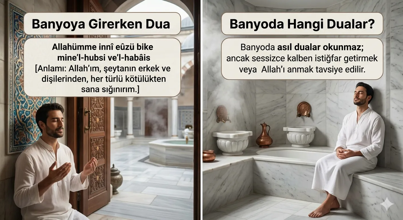 Banyoya Girerken Okunacak Dualar Banyoda Hangi Duaları Okumalı