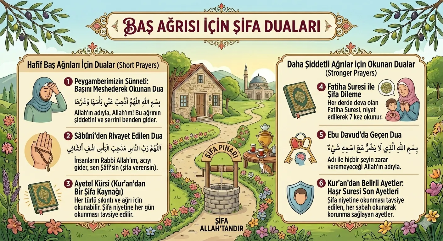 Baş Ağrısı için Okunacak Şifa Duaları