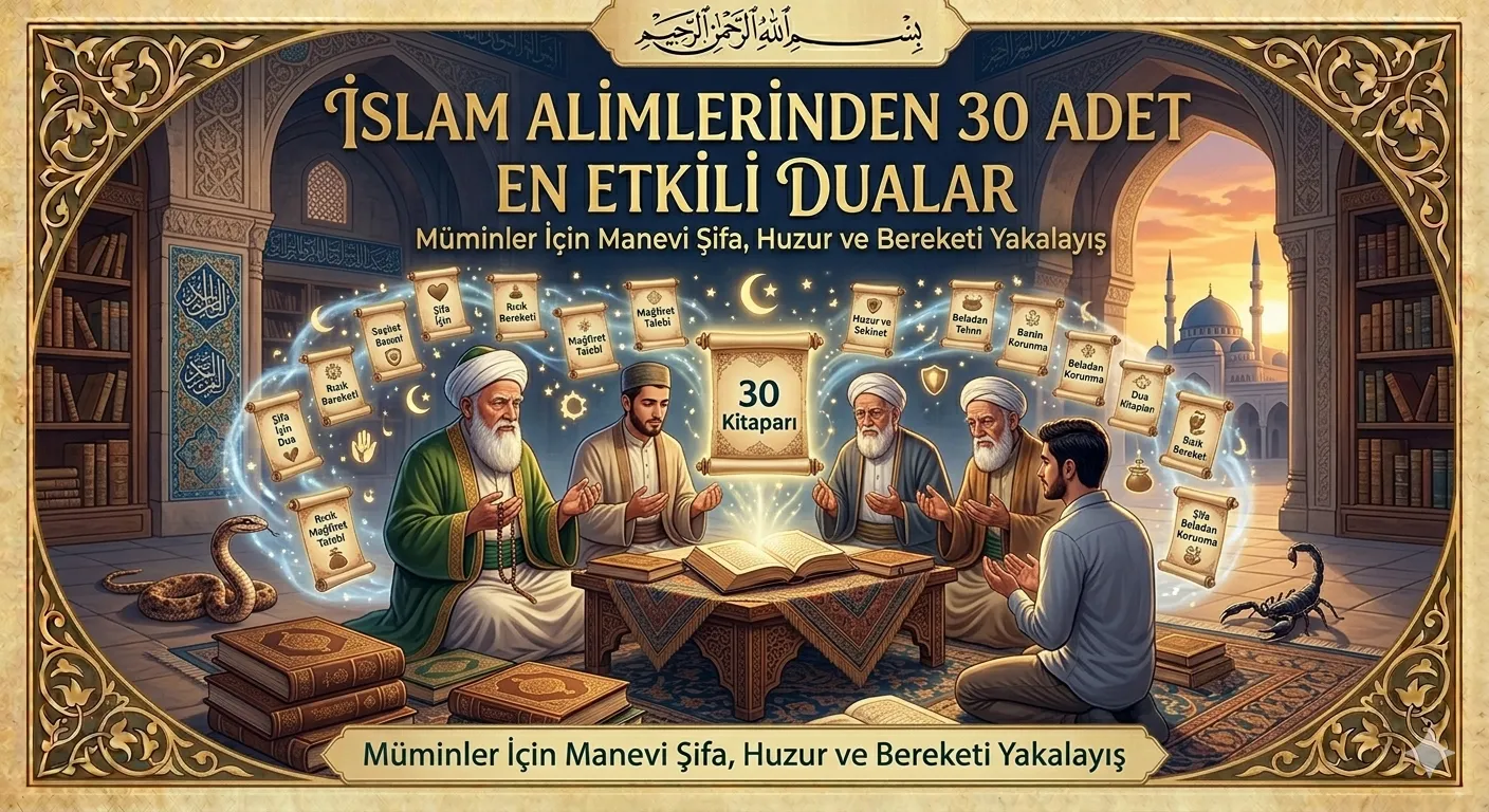 İslam Alimlerinden 30 Adet En Etkili Dualar