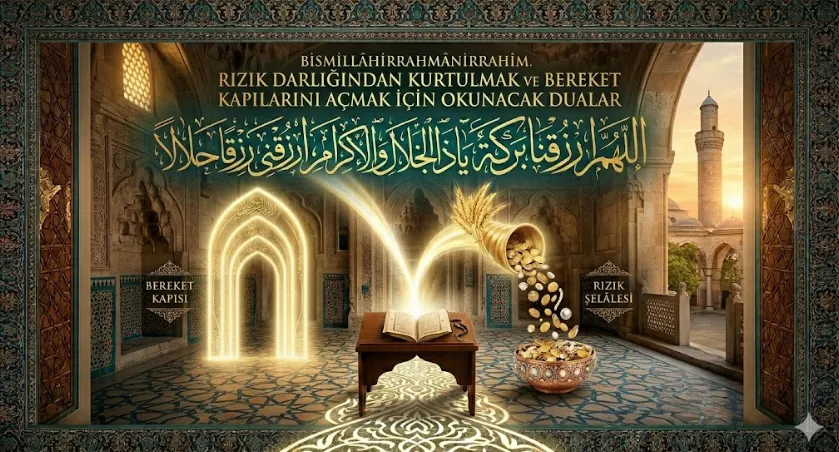 Rızık Darlığından Kurtulmak ve Bereket Kapılarını Açmak İçin Okunacak Dualar