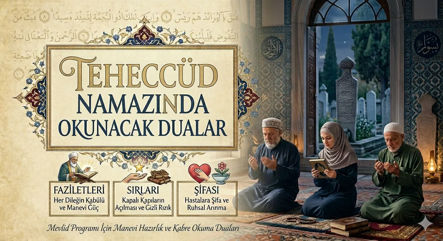 Teheccüd Namazında Okunacak Dualar